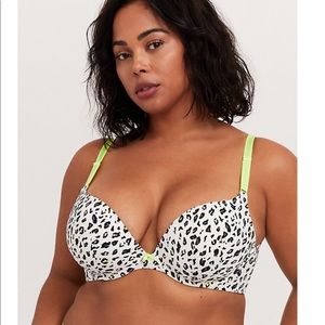 Torrid print push-up Bra